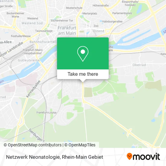 Карта Netzwerk Neonatologie