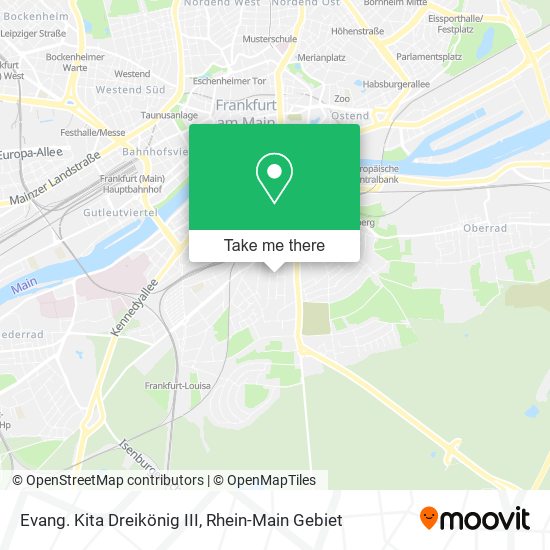 Evang. Kita Dreikönig III map