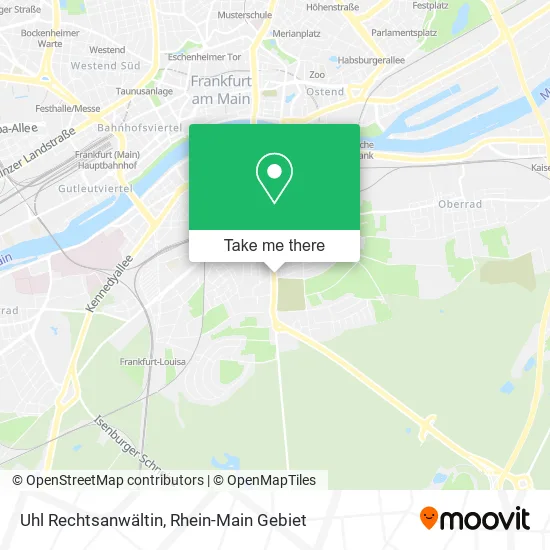 Карта Uhl Rechtsanwältin