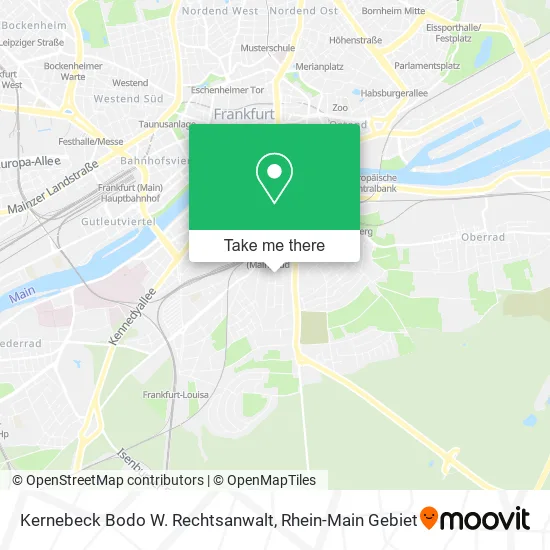 Карта Kernebeck Bodo W. Rechtsanwalt