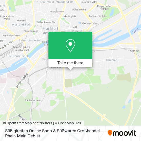 Süßigkeiten Online Shop & Süßwaren Großhandel map
