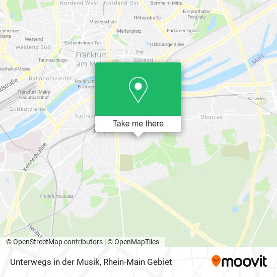Карта Unterwegs in der Musik