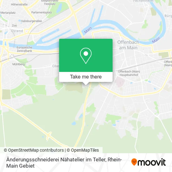 Карта Änderungsschneiderei Nähatelier im Teller