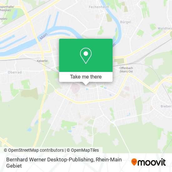 Bernhard Werner Desktop-Publishing map