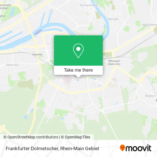 Карта Frankfurter Dolmetscher