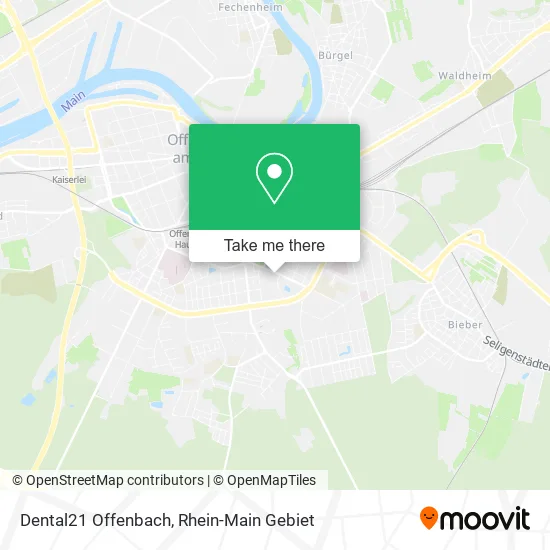 Карта Dental21 Offenbach