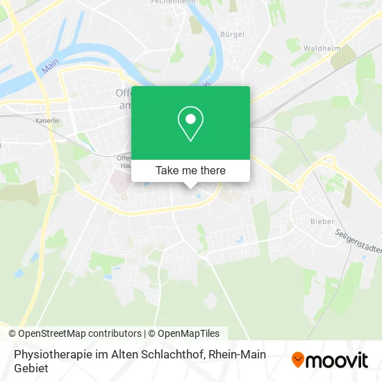 Карта Physiotherapie im Alten Schlachthof
