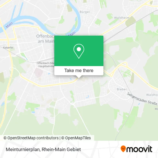 Карта Meinturnierplan