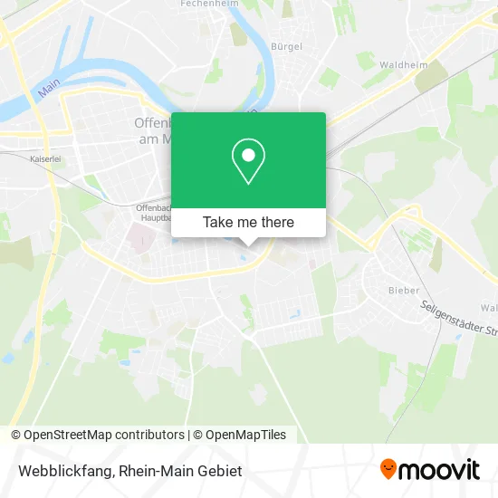 Карта Webblickfang