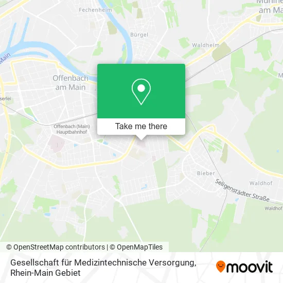 Карта Gesellschaft für Medizintechnische Versorgung