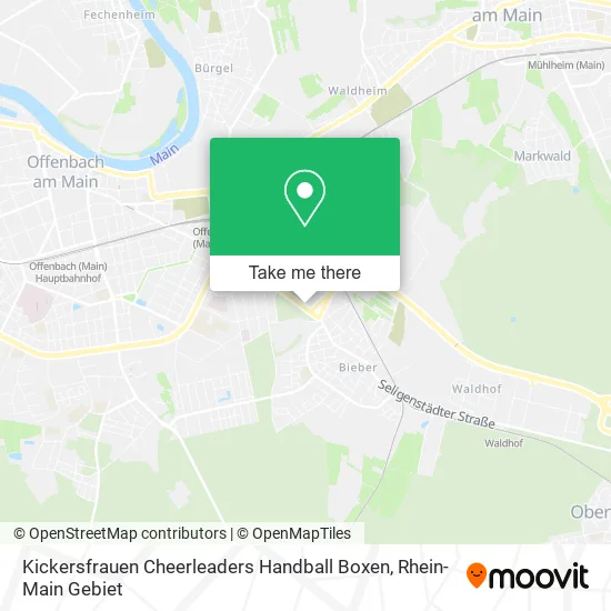 Карта Kickersfrauen Cheerleaders Handball Boxen