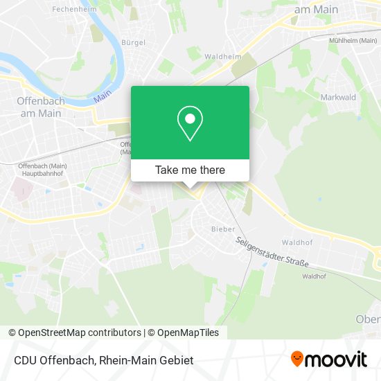 CDU Offenbach map