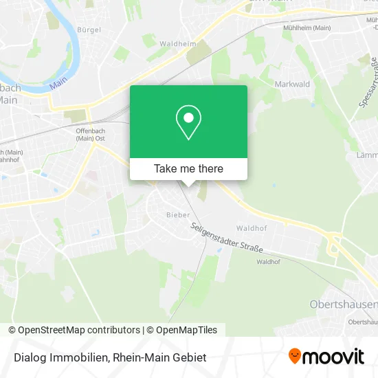 Карта Dialog Immobilien