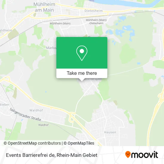 Карта Events Barrierefrei de