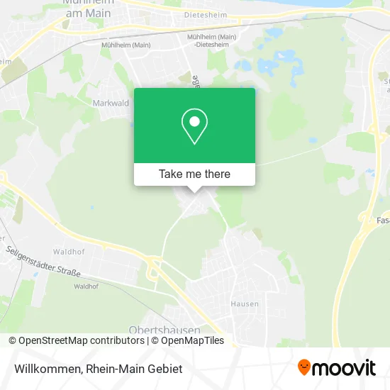 Карта Willkommen