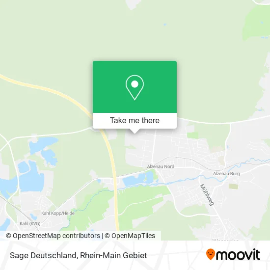 Карта Sage Deutschland