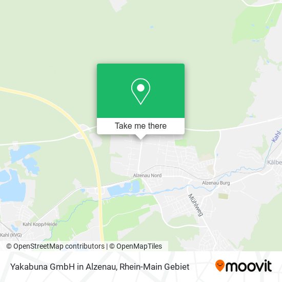 Yakabuna GmbH in Alzenau map