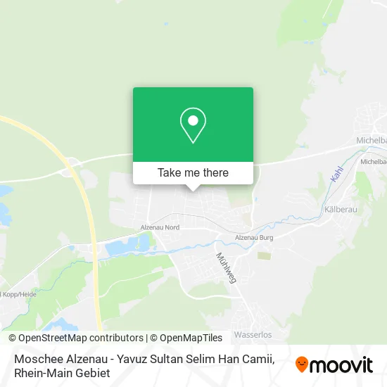 Карта Moschee Alzenau - Yavuz Sultan Selim Han Camii