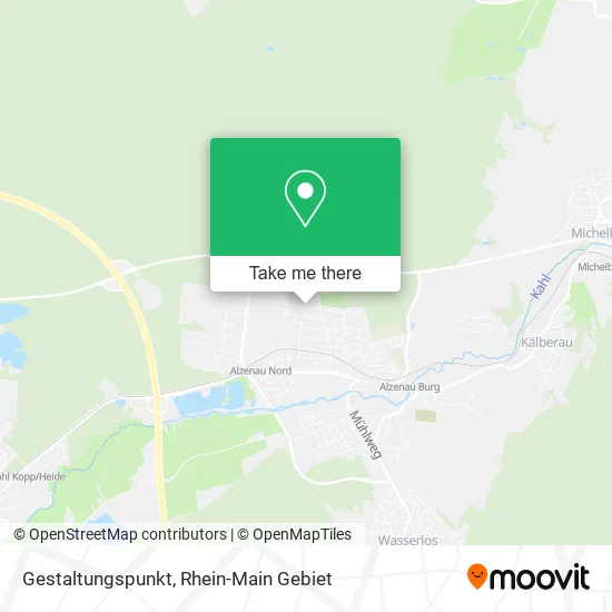 Карта Gestaltungspunkt