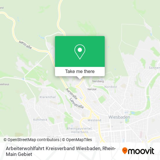 Arbeiterwohlfahrt Kreisverband Wiesbaden map