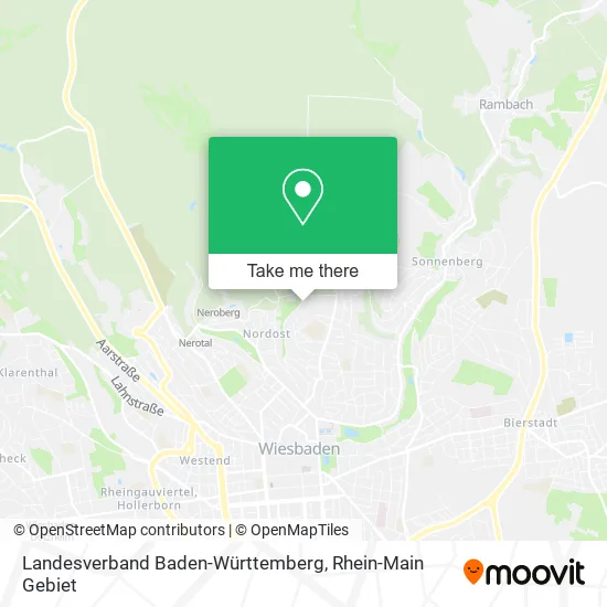 Landesverband Baden-Württemberg map