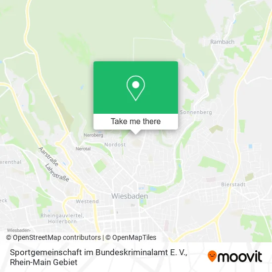 Карта Sportgemeinschaft im Bundeskriminalamt E. V.