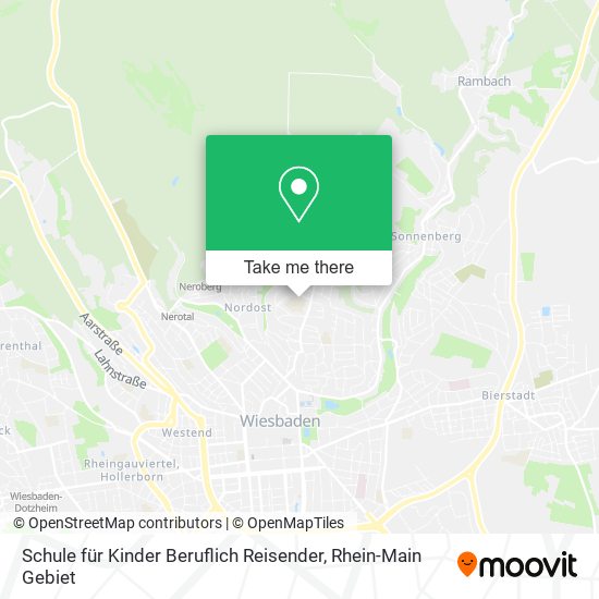 Schule für Kinder Beruflich Reisender map