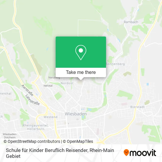 Schule für Kinder Beruflich Reisender map