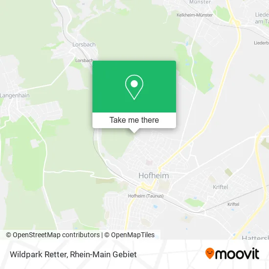 Карта Wildpark Retter