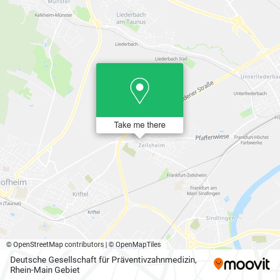 Deutsche Gesellschaft für Präventivzahnmedizin map