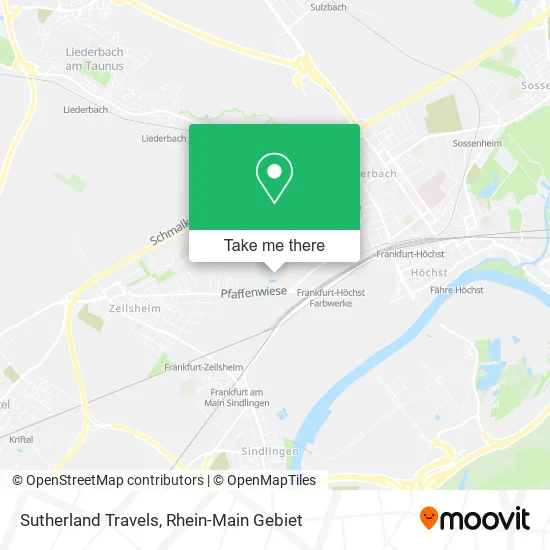 Карта Sutherland Travels