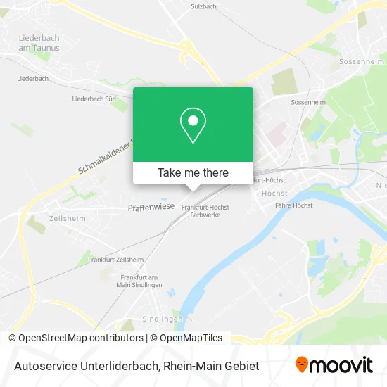 Карта Autoservice Unterliderbach
