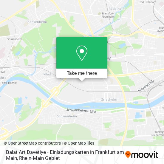 Balat Art Davetiye - Einladungskarten in Frankfurt am Main map