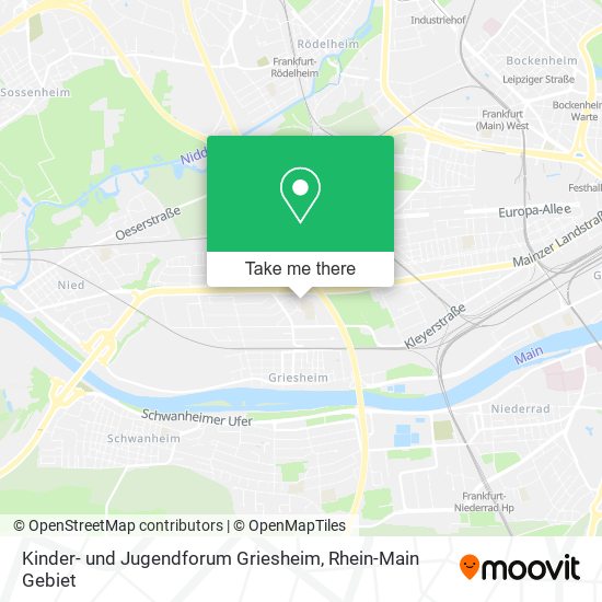 Kinder- und Jugendforum Griesheim map