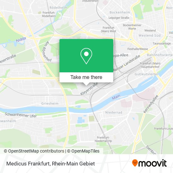 Medicus Frankfurt map