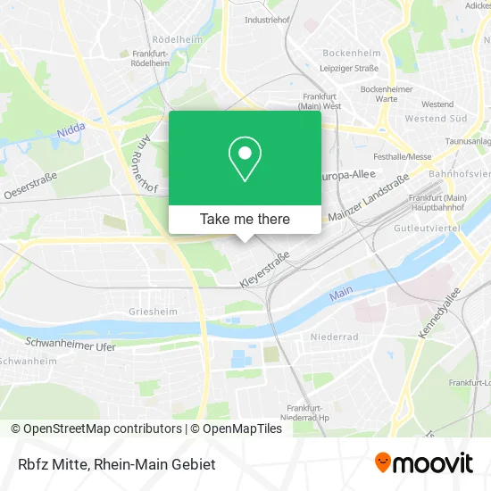 Карта Rbfz Mitte