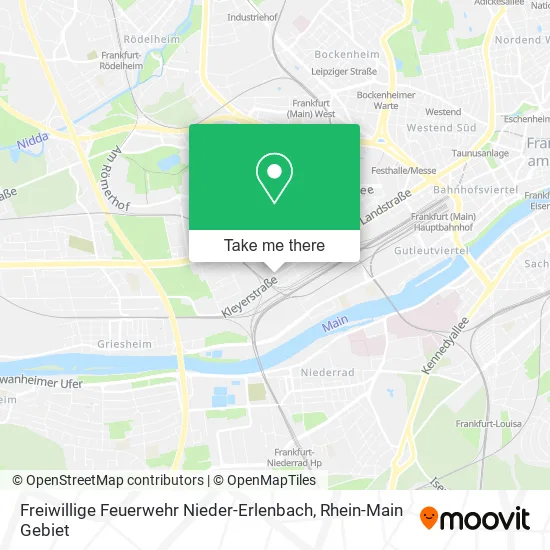 Карта Freiwillige Feuerwehr Nieder-Erlenbach