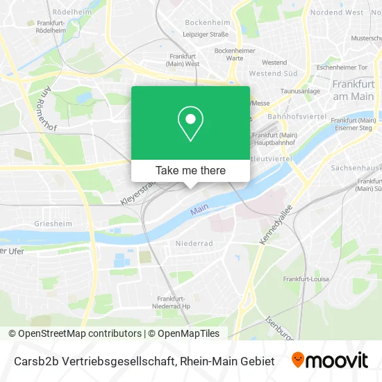 Карта Carsb2b Vertriebsgesellschaft