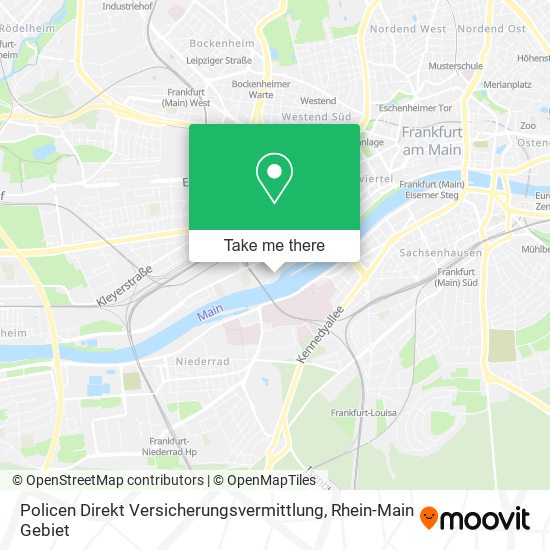 Policen Direkt Versicherungsvermittlung map