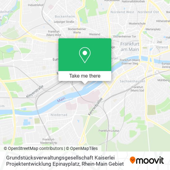 Grundstücksverwaltungsgesellschaft Kaiserlei Projektentwicklung Epinayplatz map