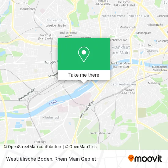 Карта Westfälische Boden