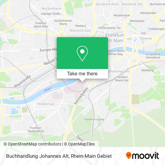 Buchhandlung Johannes Alt map