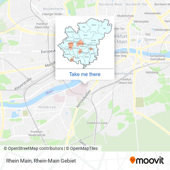 Rhein Main map