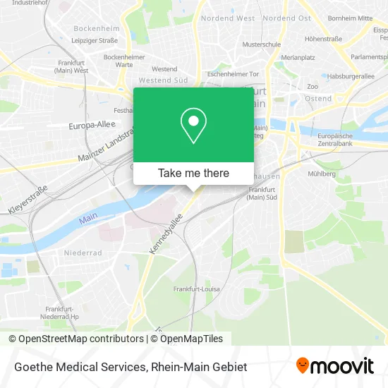 Карта Goethe Medical Services