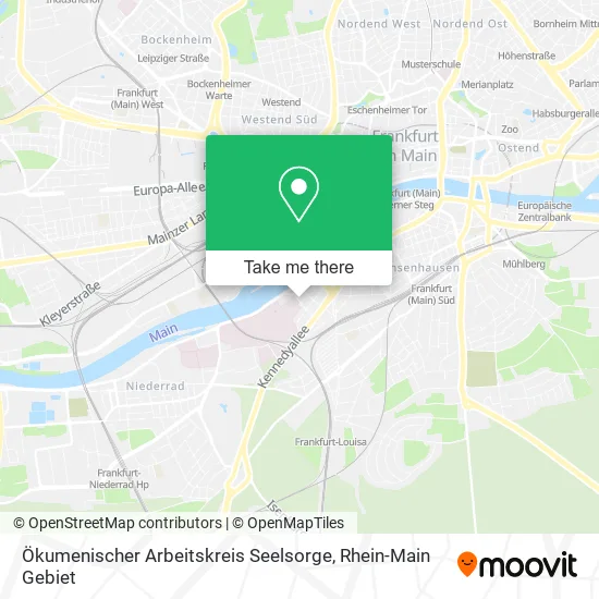 Карта Ökumenischer Arbeitskreis Seelsorge