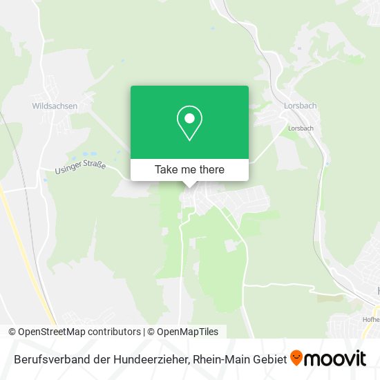 Berufsverband der Hundeerzieher map