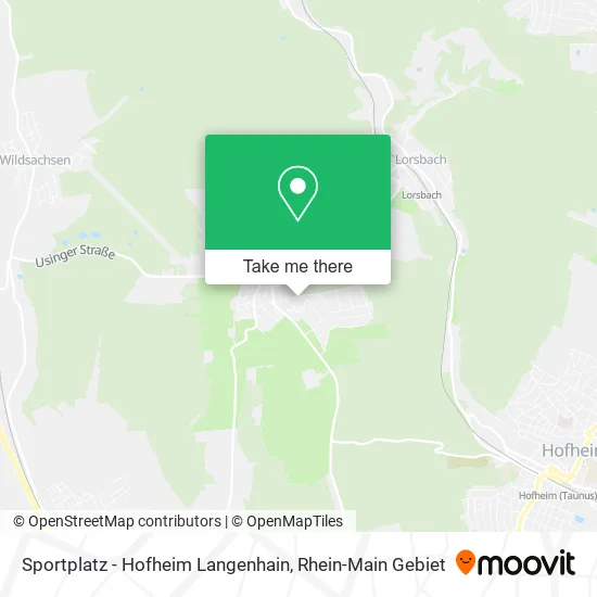 Карта Sportplatz - Hofheim Langenhain
