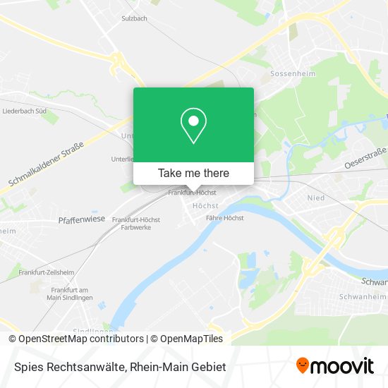 Spies Rechtsanwälte map