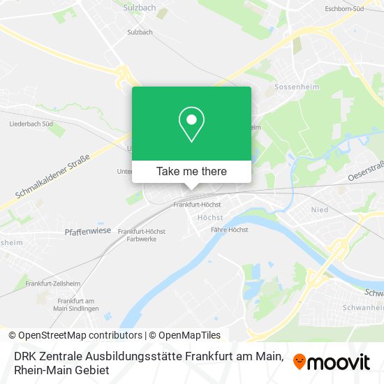 DRK Zentrale Ausbildungsstätte Frankfurt am Main map