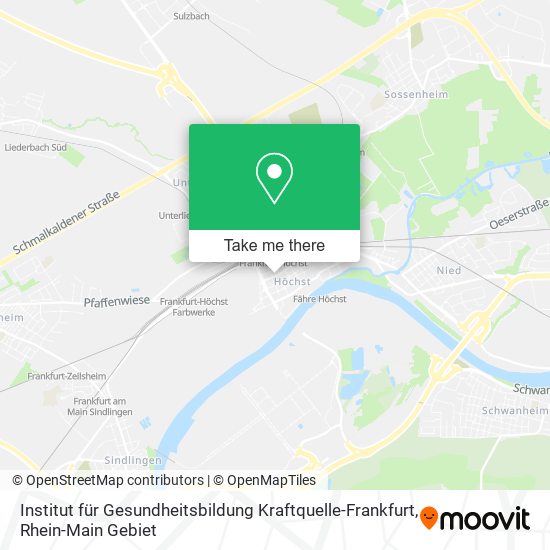 Institut für Gesundheitsbildung Kraftquelle-Frankfurt map